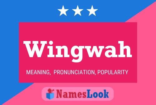 ملصق اسم Wingwah