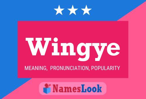 ملصق اسم Wingye