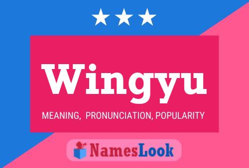 ملصق اسم Wingyu