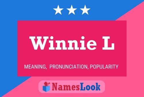 ملصق اسم Winnie L