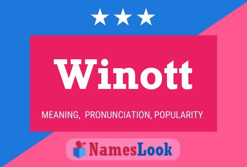 ملصق اسم Winott