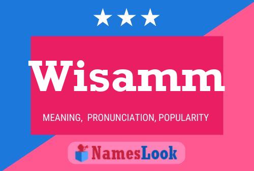 ملصق اسم Wisamm