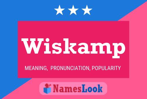 ملصق اسم Wiskamp