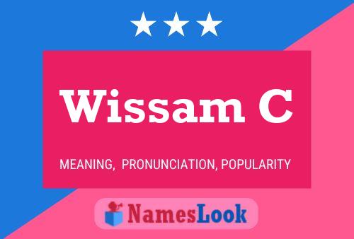 ملصق اسم Wissam C