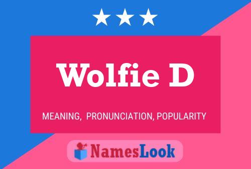 ملصق اسم Wolfie D