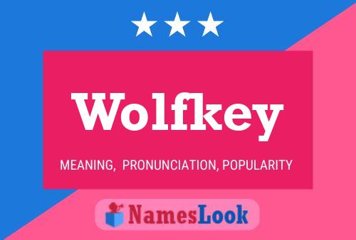 ملصق اسم Wolfkey