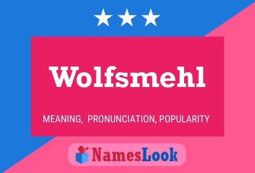 ملصق اسم Wolfsmehl