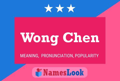 ملصق اسم Wong Chen