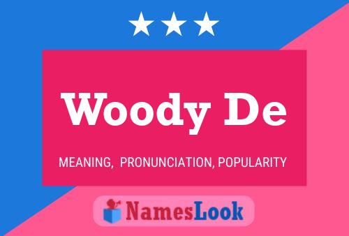 ملصق اسم Woody De