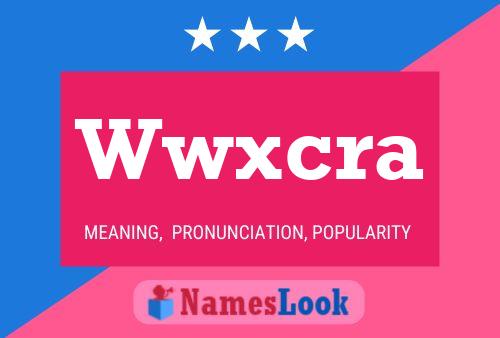 ملصق اسم Wwxcra