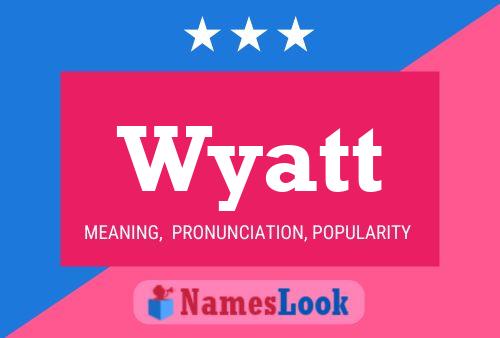 ملصق اسم Wyatt