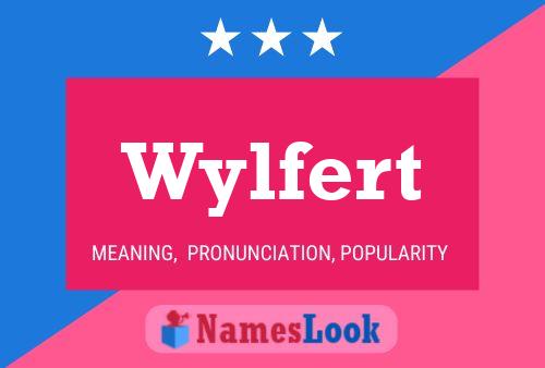 ملصق اسم Wylfert