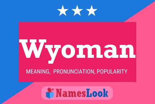 ملصق اسم Wyoman