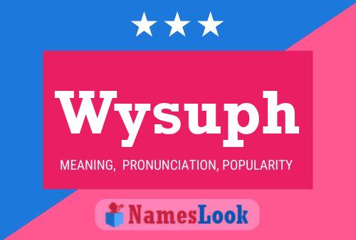 ملصق اسم Wysuph