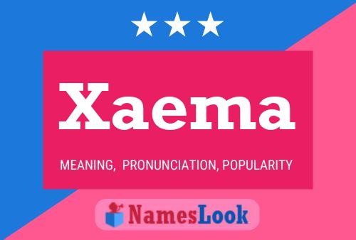 ملصق اسم Xaema