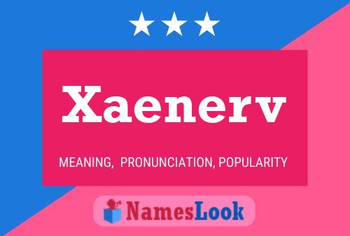 ملصق اسم Xaenerv