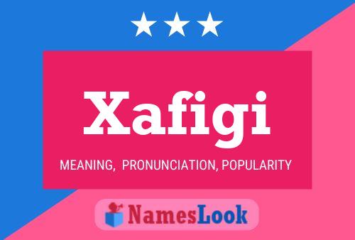 ملصق اسم Xafigi