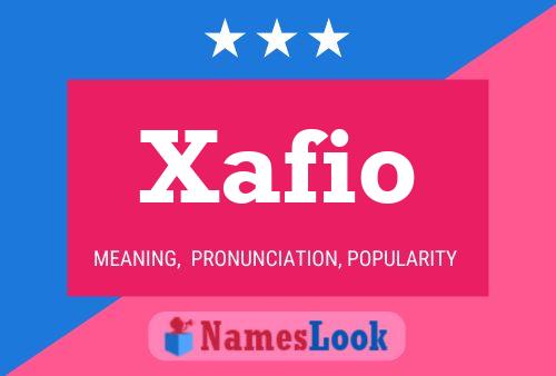 ملصق اسم Xafio