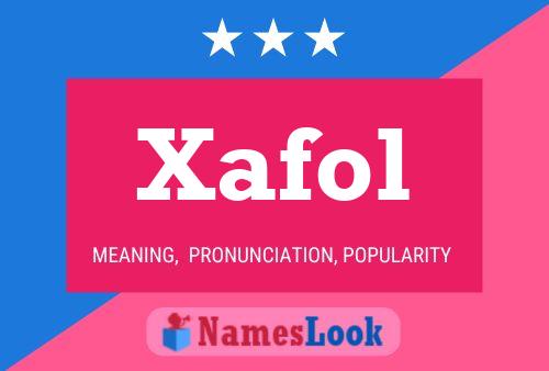 ملصق اسم Xafol