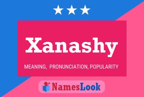 ملصق اسم Xanashy