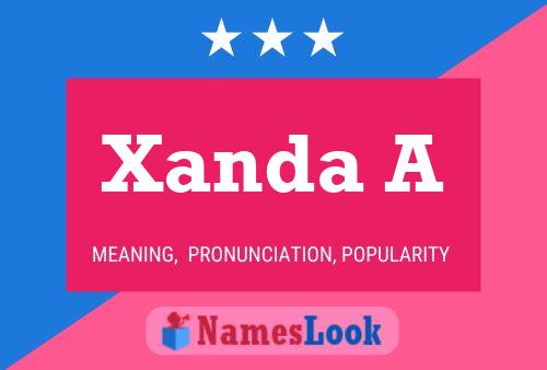 ملصق اسم Xanda A