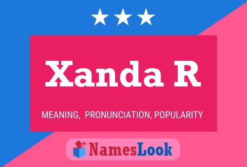 ملصق اسم Xanda R