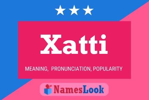 ملصق اسم Xatti