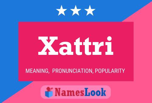 ملصق اسم Xattri