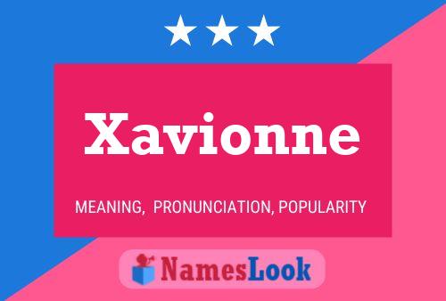 ملصق اسم Xavionne