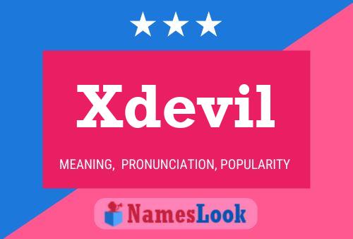 ملصق اسم Xdevil