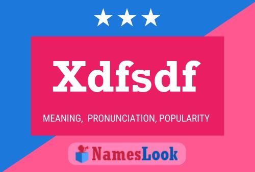 ملصق اسم Xdfsdf