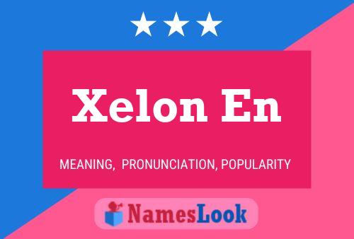 ملصق اسم Xelon En