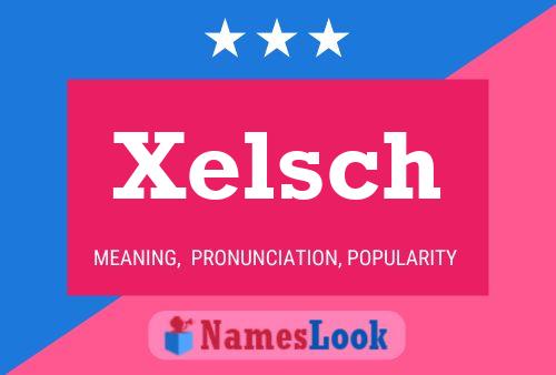 ملصق اسم Xelsch