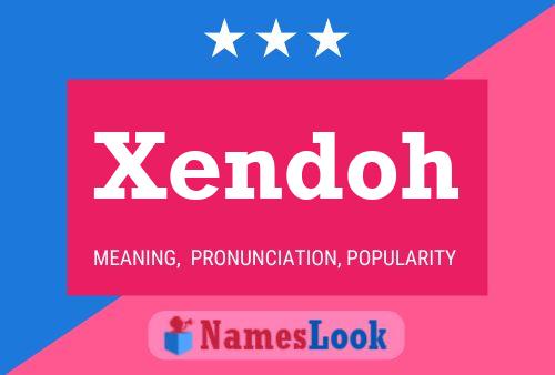 ملصق اسم Xendoh