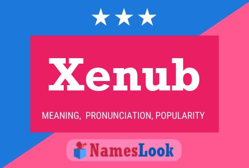 ملصق اسم Xenub