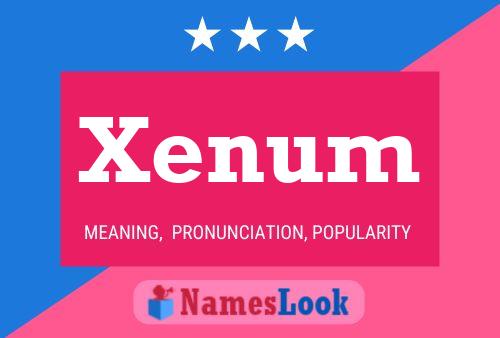 ملصق اسم Xenum