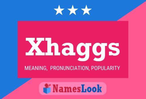 ملصق اسم Xhaggs