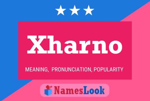 ملصق اسم Xharno