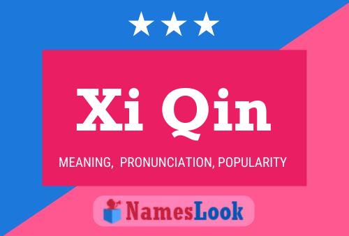 ملصق اسم Xi Qin