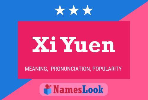 ملصق اسم Xi Yuen