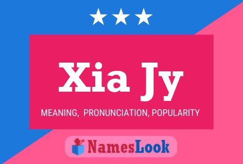 ملصق اسم Xia Jy