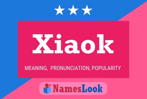 ملصق اسم Xiaok