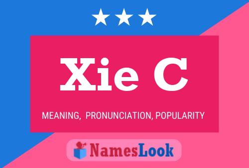 ملصق اسم Xie C