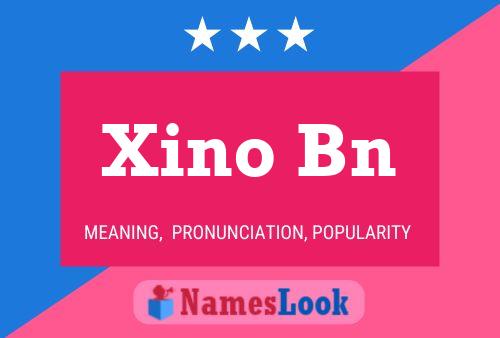 ملصق اسم Xino Bn