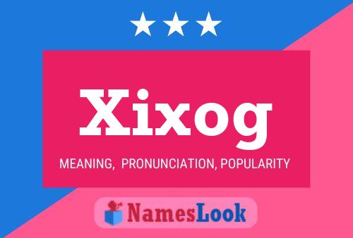 ملصق اسم Xixog