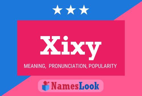 ملصق اسم Xixy