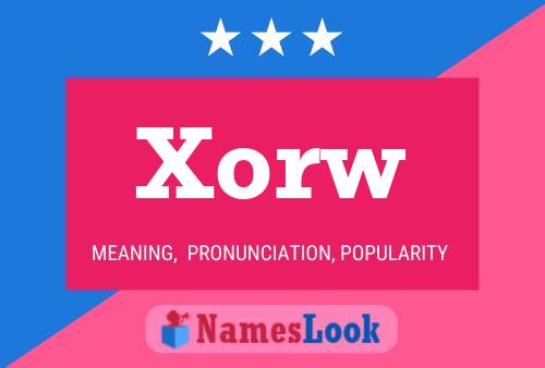 ملصق اسم Xorw