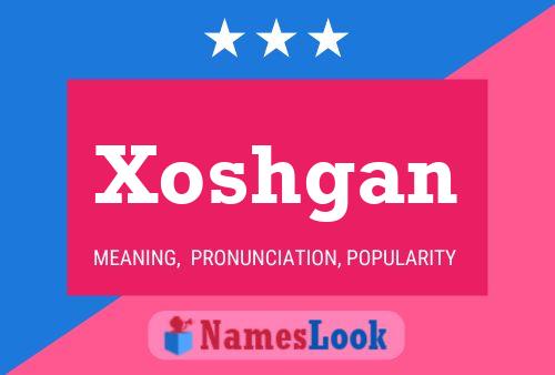 ملصق اسم Xoshgan