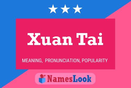 ملصق اسم Xuan Tai