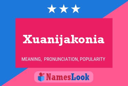 ملصق اسم Xuanijakonia